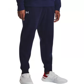 Under Armour pánske Rival Fleece bežecké nohavice Midnight Navy/biela veľkosť M