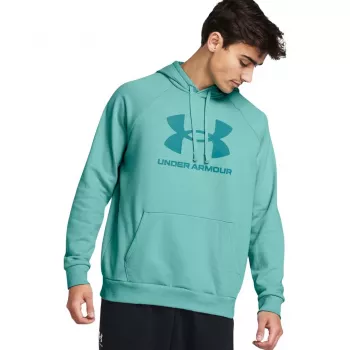 Under Armour Rival Fleece Logo HD pánska mikina Sea 1379758 482 M