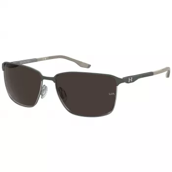 Under Armour UA Retain Edge pánske športové slnečné okuliare - matná čierna / tmavosivá - 61 mm sklo