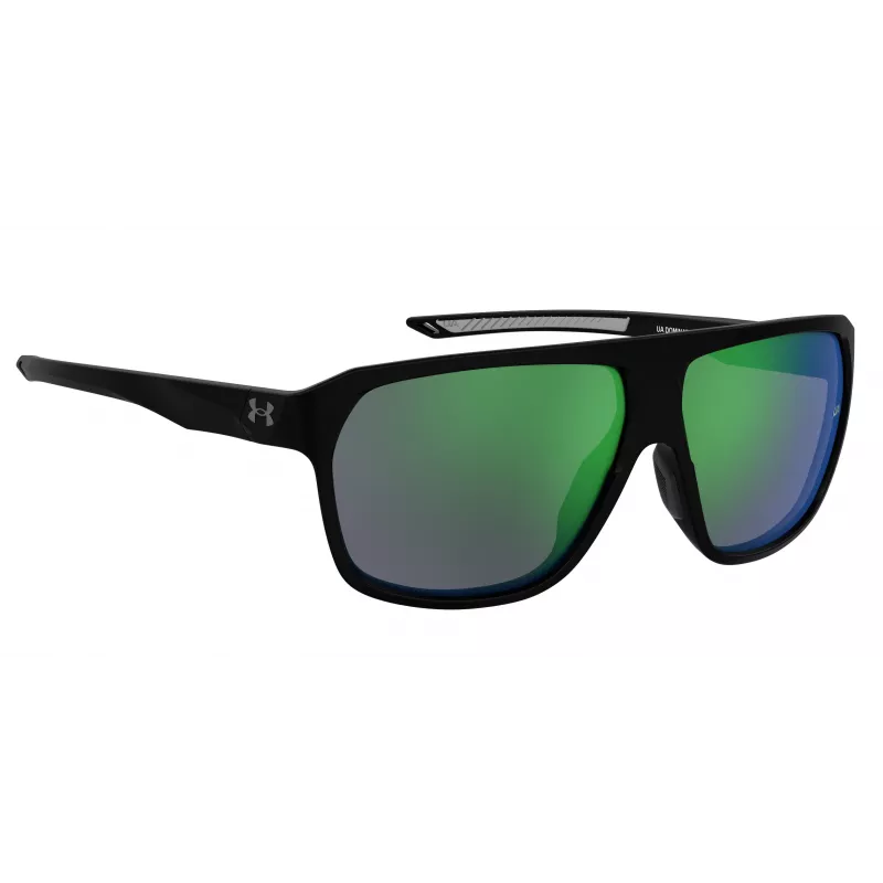Under Armour UADominate807 unisex športové slnečné okuliare - Satin Black/Gray - 62/17/130 mm