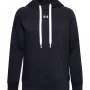Under Armour dámska mikina s kapucňou Rival Fleece čierna 1356317 001