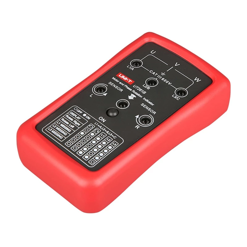 Uni-T UT261B tester fáz a smeru otáčania motora