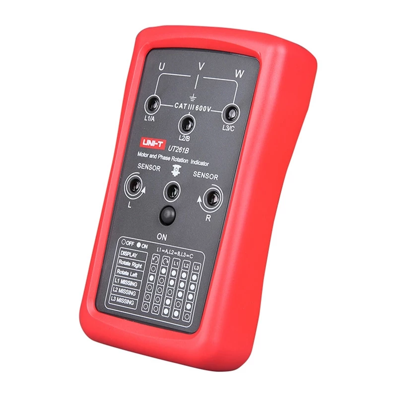 Uni-T UT261B tester fáz a smeru otáčania motora
