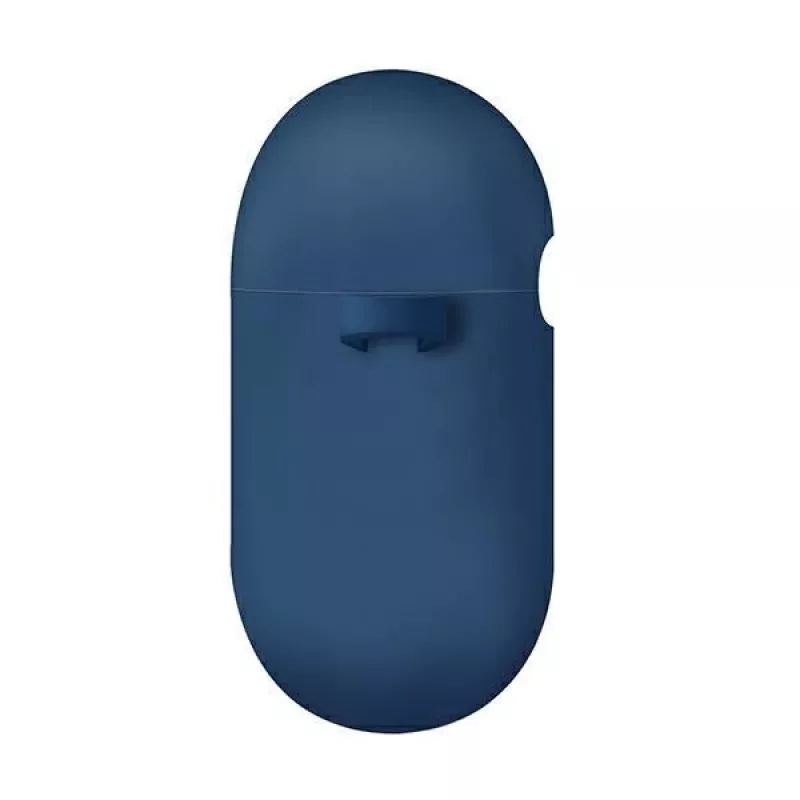 UNIQ Nexo puzdro pre AirPods 3 + silikónové háčiky na uši - modré