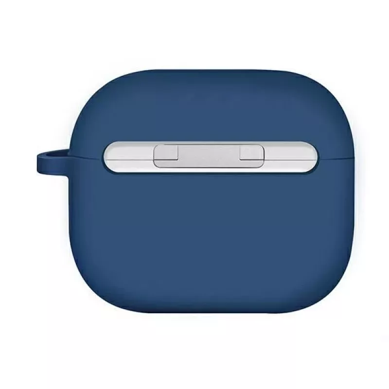 UNIQ Nexo puzdro pre AirPods 3 + silikónové háčiky na uši - modré