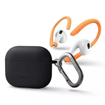 UNIQ Uniq Nexo puzdro pre AirPods 3 s ušnými háčikmi silikón - sivé
