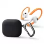 UNIQ Nexo puzdro pre AirPods 3 s ušnými háčikmi silikónové - sivé