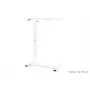 UNIQUE LAPTOP DESK biely - výškovo nastaviteľný mobilný stôl s kolieskami
