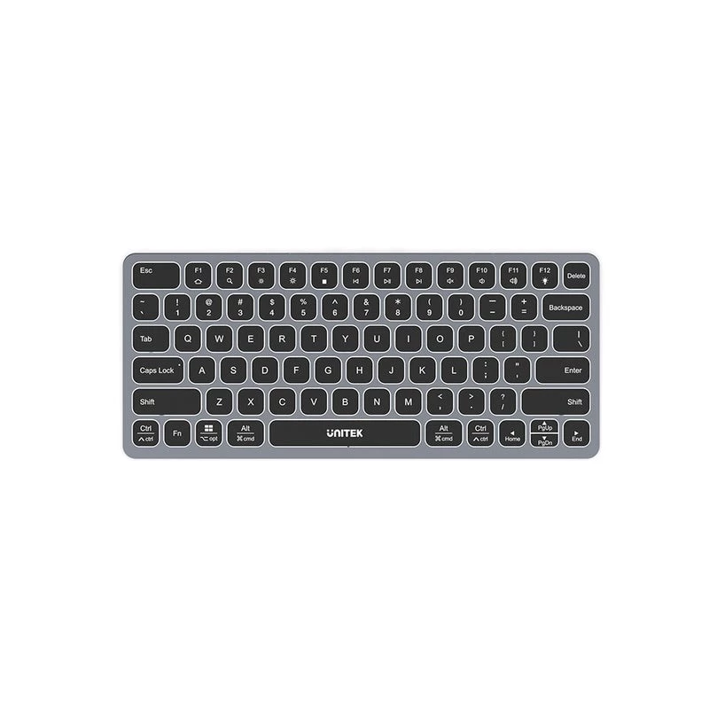 Unitek 9-in-1 USB-C hub HDMI 4K PD 100W klávesnica