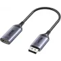UNITEK DisplayPort 1.4 na HDMI 2.1 adaptér, 8K@60Hz, aktívny, hliník
