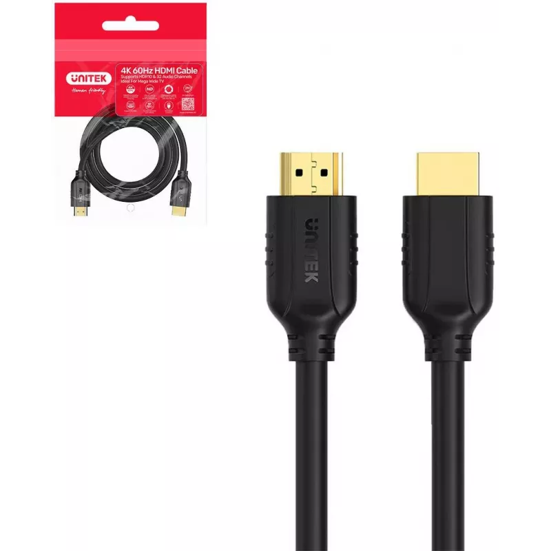 UNITEK HDMI 2.0 kábel 0,3m 4K 60Hz HDR ARC