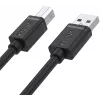 UNITEK USB 2.0 Type-A konektor samec na Type-B konektor samec kábel 2m čierny