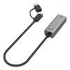 UNITEK USB-A/C 3.1 Gen 1 na RJ45 2.5 Gigabit Ethernet adaptér U1313C