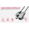 UNITEK USB-A/C 3.1 Gen 1 na RJ45 2.5 Gigabit Ethernet adaptér U1313C