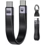 UNITEK USB4 kábel na kľúčenku USB-C na USB-C 40Gbps 240W PD 8K 13cm čierny
