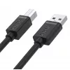 UNITEK Y-C430GBK USB 2.0 A konektor samec na B konektor samec kábel 1 m čierny
