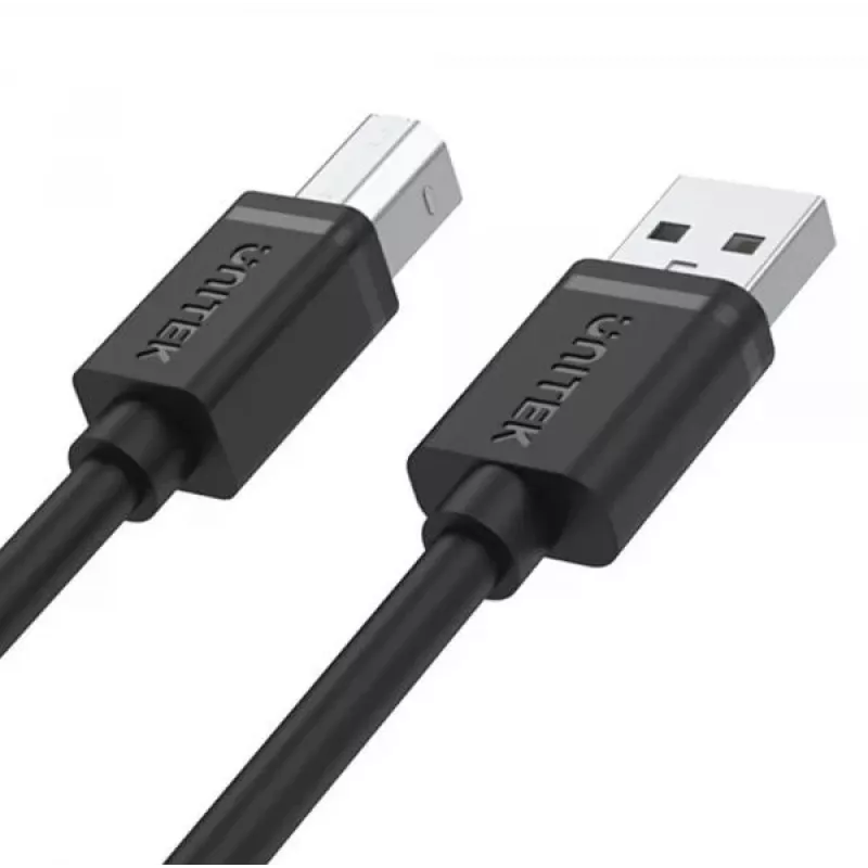UNITEK Y-C430GBK USB 2.0 A konektor samec na B konektor samec kábel 1 m čierny