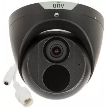UNIVIEW IPC3614SS-ADF28KM-I0-BLACK 4MP IR dome IP kamera, 2,8mm, čierna