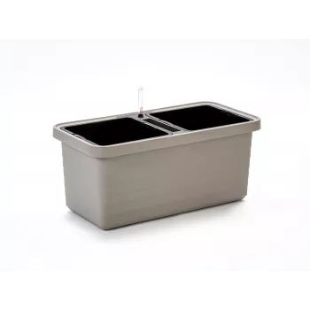 Urbalive Berberis Duo samozavlažovací kvetináč 78 x 39 cm, svetlosivá