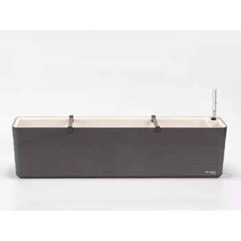 URBALIVE BERBERIS samozavlažovací obdĺžnikový kvetináč 80 x 20 cm, sivý