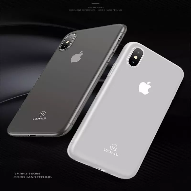 USAMS Apple iPhone X/Xs J-Wing 0,48mm TPU puzdro transparentné