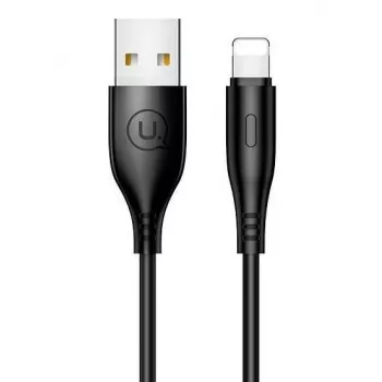 USAMS Apple Lightning 2A nabíjací kábel 1m čierny