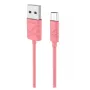 USAMS US-SJ039 U-Gee Pro PVC univerzálny Micro USB na USB dátový a rýchlonabíjací 2A kábel 1m červený