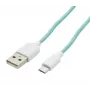 USAMS US-SJ098 USB-A na Micro-USB nabíjací kábel 1M tyrkysová