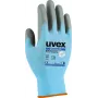 Uvex 60080 Ochranné rukavice veľkosť 12 modrá/sivá Aqua-Polymer penový povlak 6008012