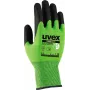 Uvex D500 penové proti porezaniu rukavice, veľkosť 9 (L), sivá/antracit 6060409