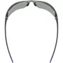 UVEX Equate Cyklistické okuliare, Black/Blue Matt/Mirror Blue