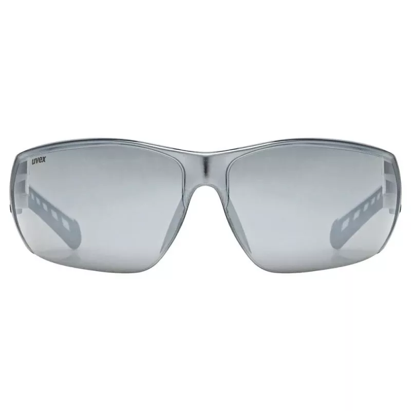 UVEX Equate cyklistické okuliare, White Matt / Mirror Silver