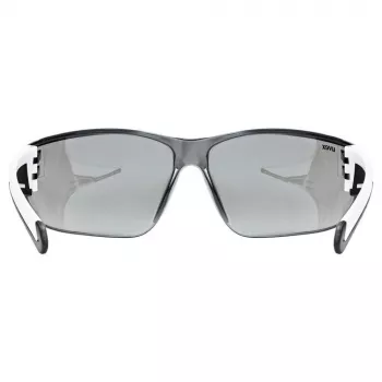 UVEX Equate cyklistické okuliare, White Matt / Mirror Silver