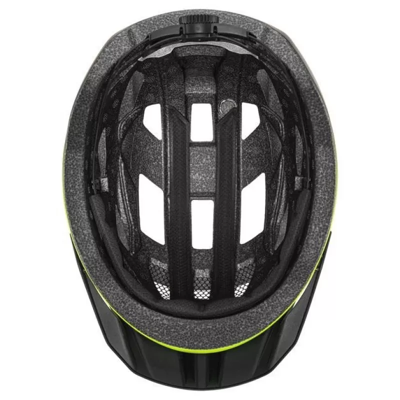 UVEX I-vo 2 cyklistická prilba 56-60 cm, neonová žltá/čierna matná
