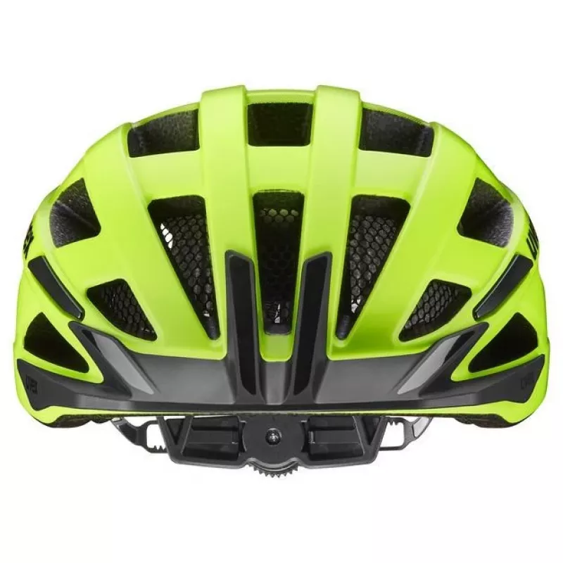 UVEX I-vo 2 cyklistická prilba 56-60 cm, neonová žltá/čierna matná