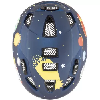 UVEX Kid 2 CC cyklistická prilba Dark Blue Rocket 46-52 cm