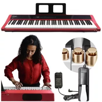 V-TONE BL-190 88-klávesové prenosné digitálne piano s váženou kladivkovou mechanikou, čierne