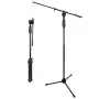 V-TONE DELUXE M1 Solo mikrofónny stojan s výložníkom a základňou stojana, výškovo nastaviteľný 900-1600 mm, čierny