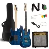 V-TONE EGW 39 BL Elektrická gitara 4/4 Stratocaster modrá