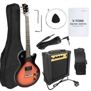 V-TONE ESLP39 SB elektrická gitara Les Paul 4/4 Sunburst