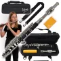 V-TONE PICCOLO 1 pikolová flauta v C, ABS živica, hlavica z neusilberu, poniklované klapky, Böhm systém, Split E, C nožička, študentský model, s tvrdým puzdrom a príslušenstvom