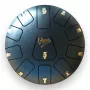 V-TONE VBJ 8-11 BK Steel Tongue Drum Tank Drum, 8 nôt, 11 palcov, čierna