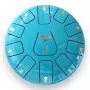 V-TONE VBJ 8-11 C Steel Tongue Drum Tank Drum, 11 nôt, C dur, matná čierna, s paličkami a taškou