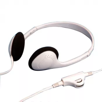 VALUE 15.99.1316 On-Ear káblové stereo slúchadlá s reguláciou hlasitosti, sivá