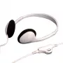 VALUE 15.99.1316 Drôtové stereo slúchadlá On-Ear s reguláciou hlasitosti, sivé