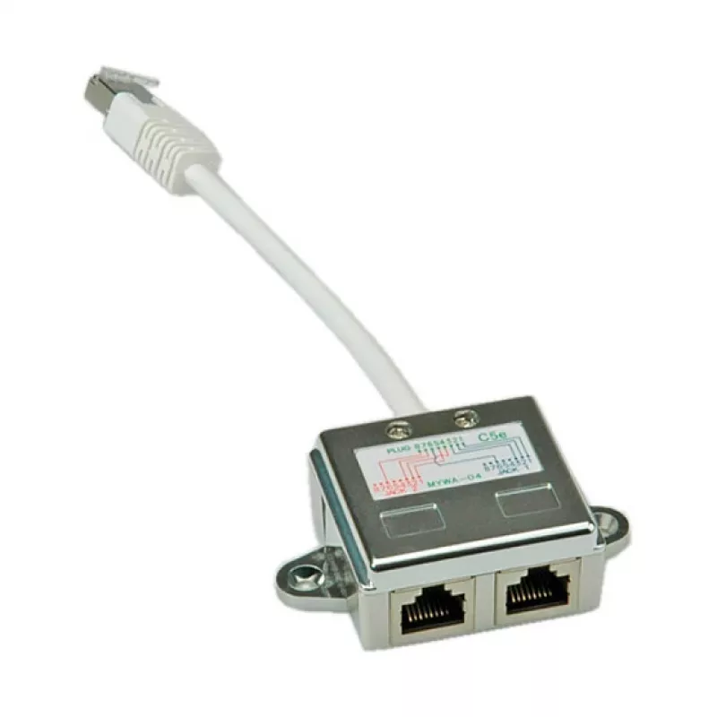 VALUE T-adaptér Cat.5e Class D STP