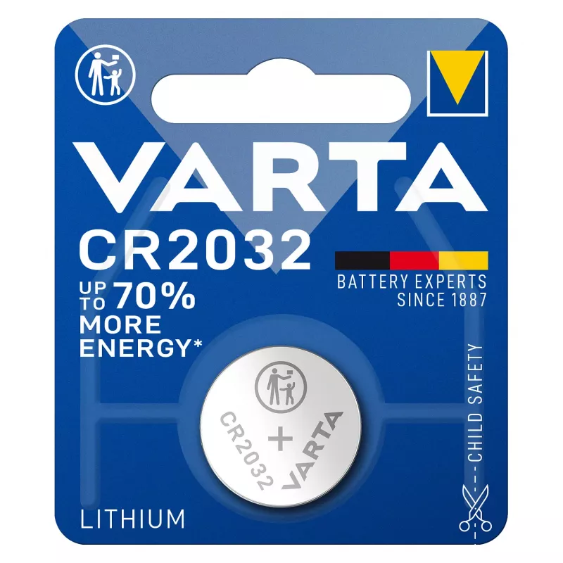 VARTA CR2032 lítiová gombíková batéria 3V 230mAh (balenie 10 ks)