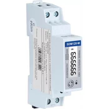 VCX SDM120M jednofázový obojsmerný elektromer s Modbus RTU (MID)