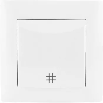 VCX WESA LC 01A križový spoj, biela, káblový kanál 10x10 mm