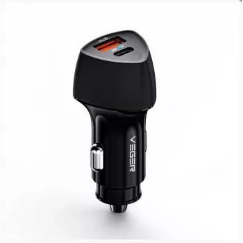 Veger CC50 Rigorous PD38W (1A1C) auto nabíjačka čierna
